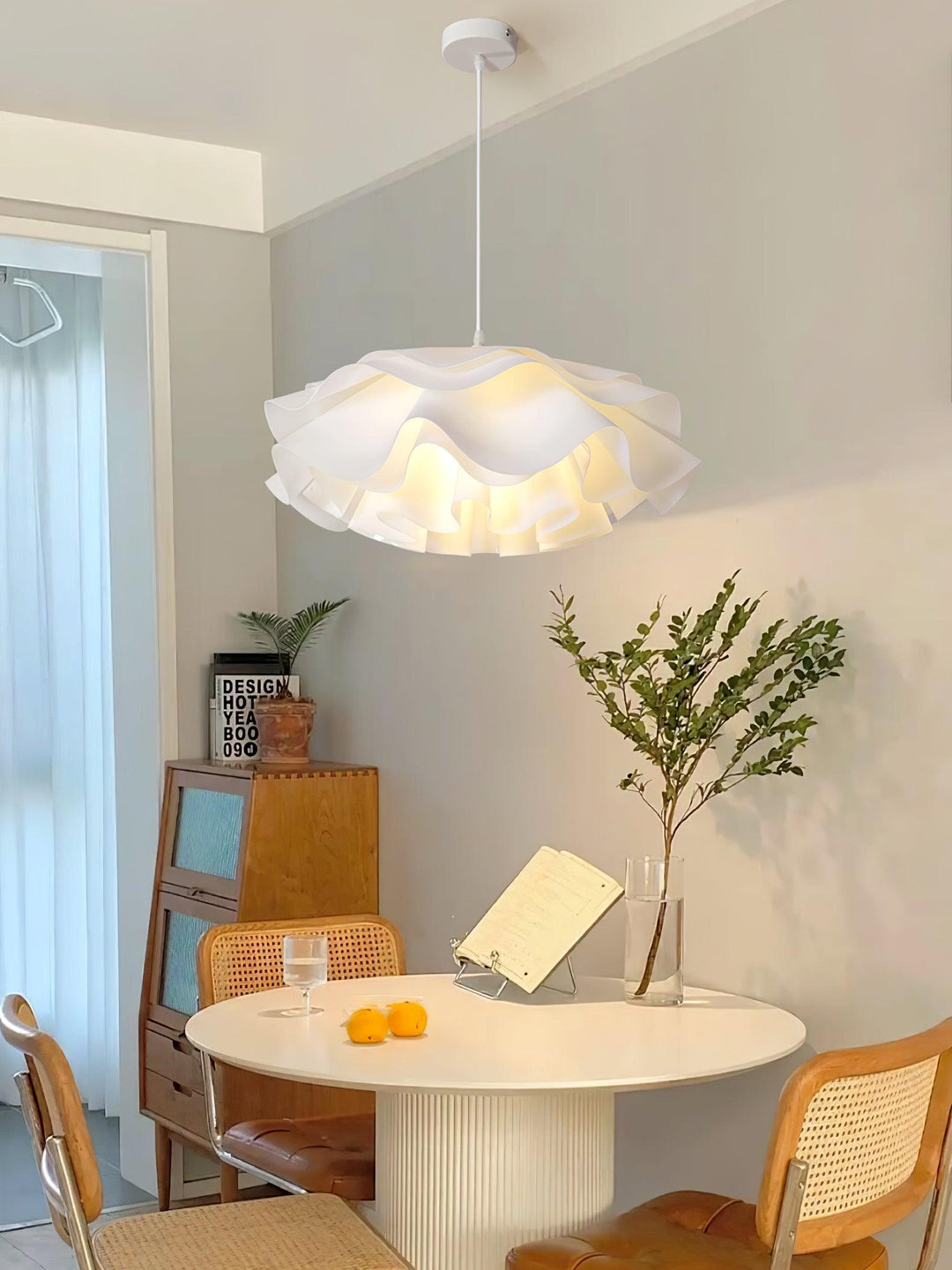 BlütenGlanz: Lampada a sospensione a forma di fiori – Elegante lampada da appendere per sala da pranzo e soggiorno