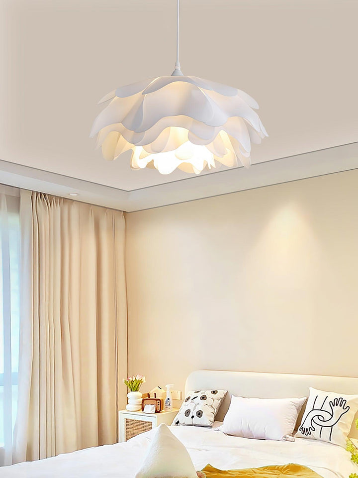 BlütenGlanz: Lampada a sospensione a forma di fiori – Elegante lampada da appendere per sala da pranzo e soggiorno