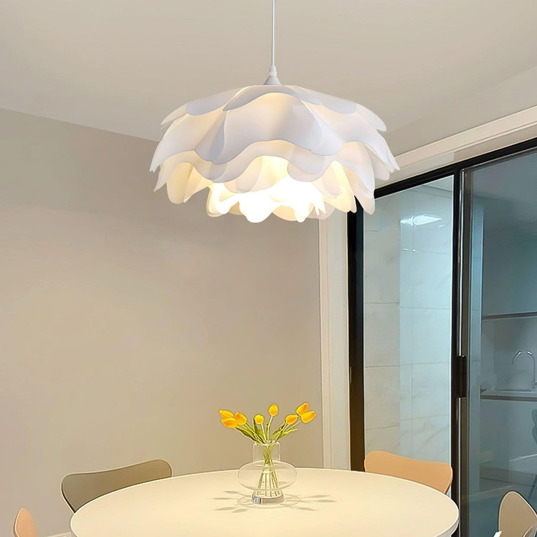 BlütenGlanz: Lampada a sospensione a forma di fiori – Elegante lampada da appendere per sala da pranzo e soggiorno