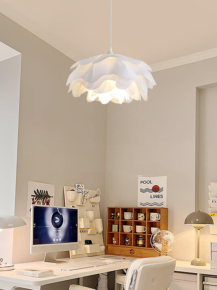 BlütenGlanz: Lampada a sospensione a forma di fiori – Elegante lampada da appendere per sala da pranzo e soggiorno