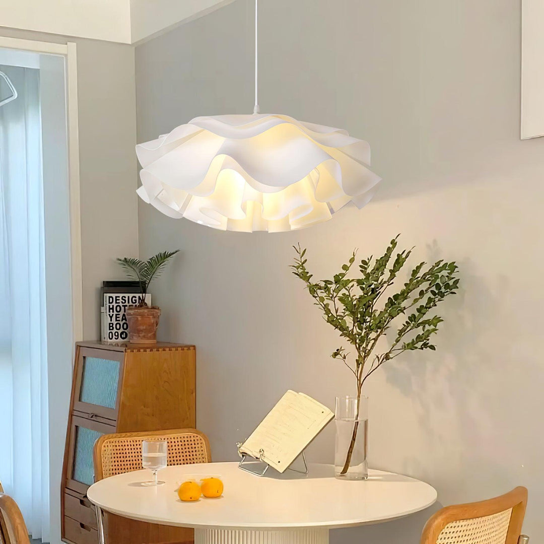 BlütenGlanz: Lampada a sospensione a forma di fiori – Elegante lampada da appendere per sala da pranzo e soggiorno