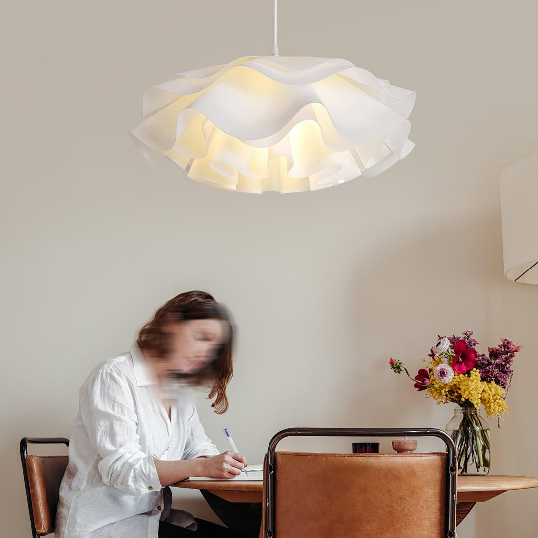BlütenGlanz: Lampada a sospensione a forma di fiori – Elegante lampada da appendere per sala da pranzo e soggiorno