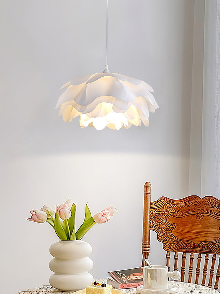 BlütenGlanz: Lampada a sospensione a forma di fiori – Elegante lampada da appendere per sala da pranzo e soggiorno