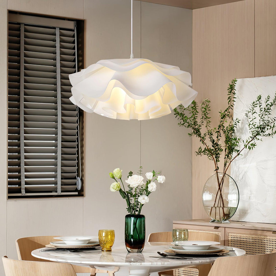 BlütenGlanz: Lampada a sospensione a forma di fiori – Elegante lampada da appendere per sala da pranzo e soggiorno
