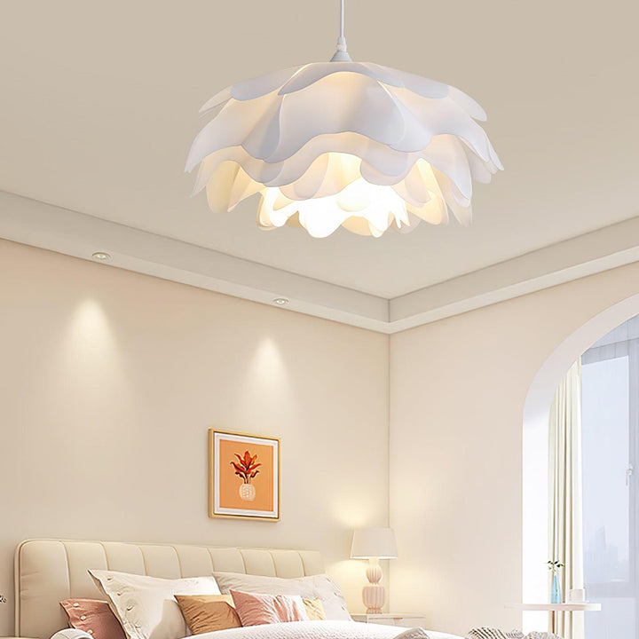 BlütenGlanz: Lampada a sospensione a forma di fiori – Elegante lampada da appendere per sala da pranzo e soggiorno