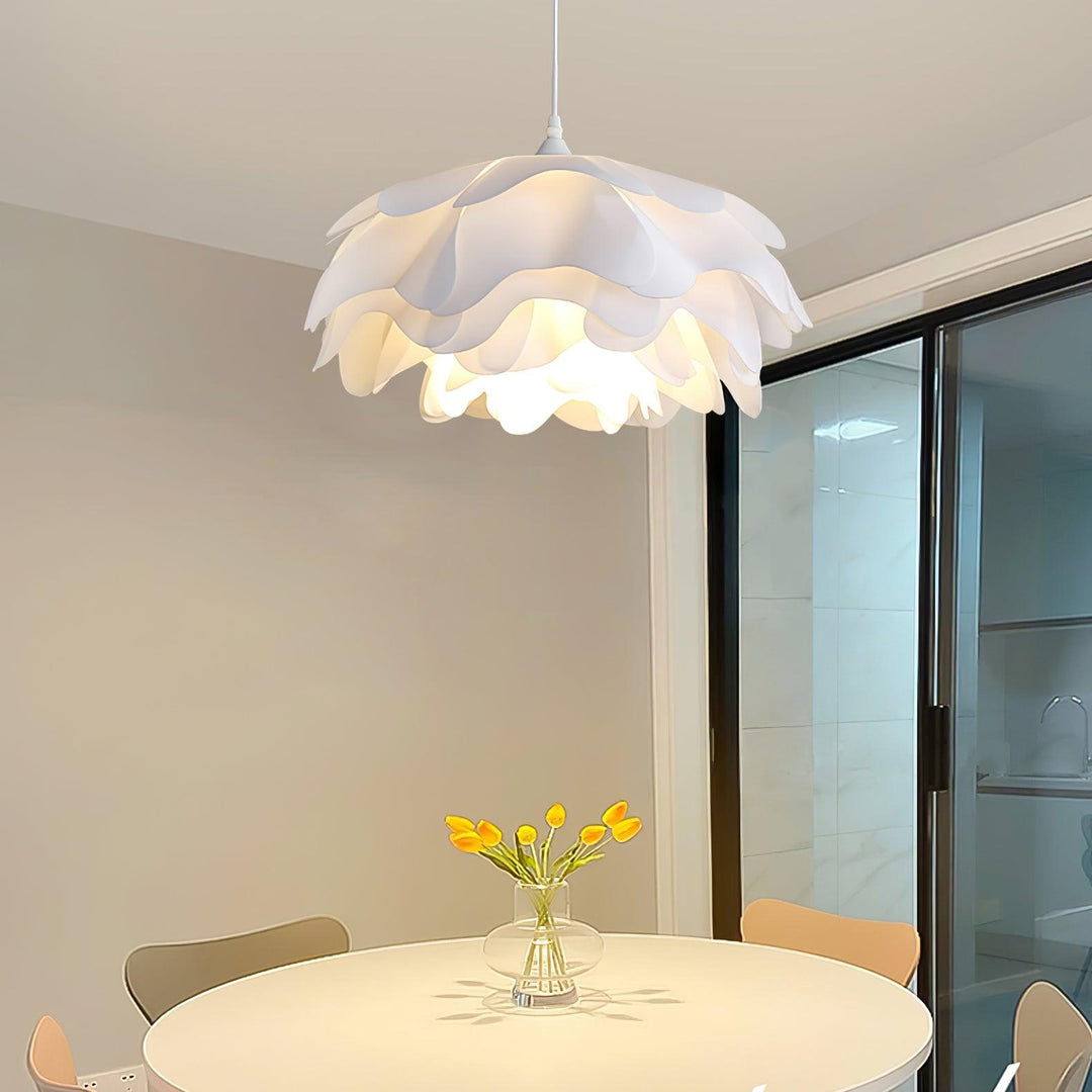 BlütenGlanz: Lampada a sospensione a forma di fiori – Elegante lampada da appendere per sala da pranzo e soggiorno