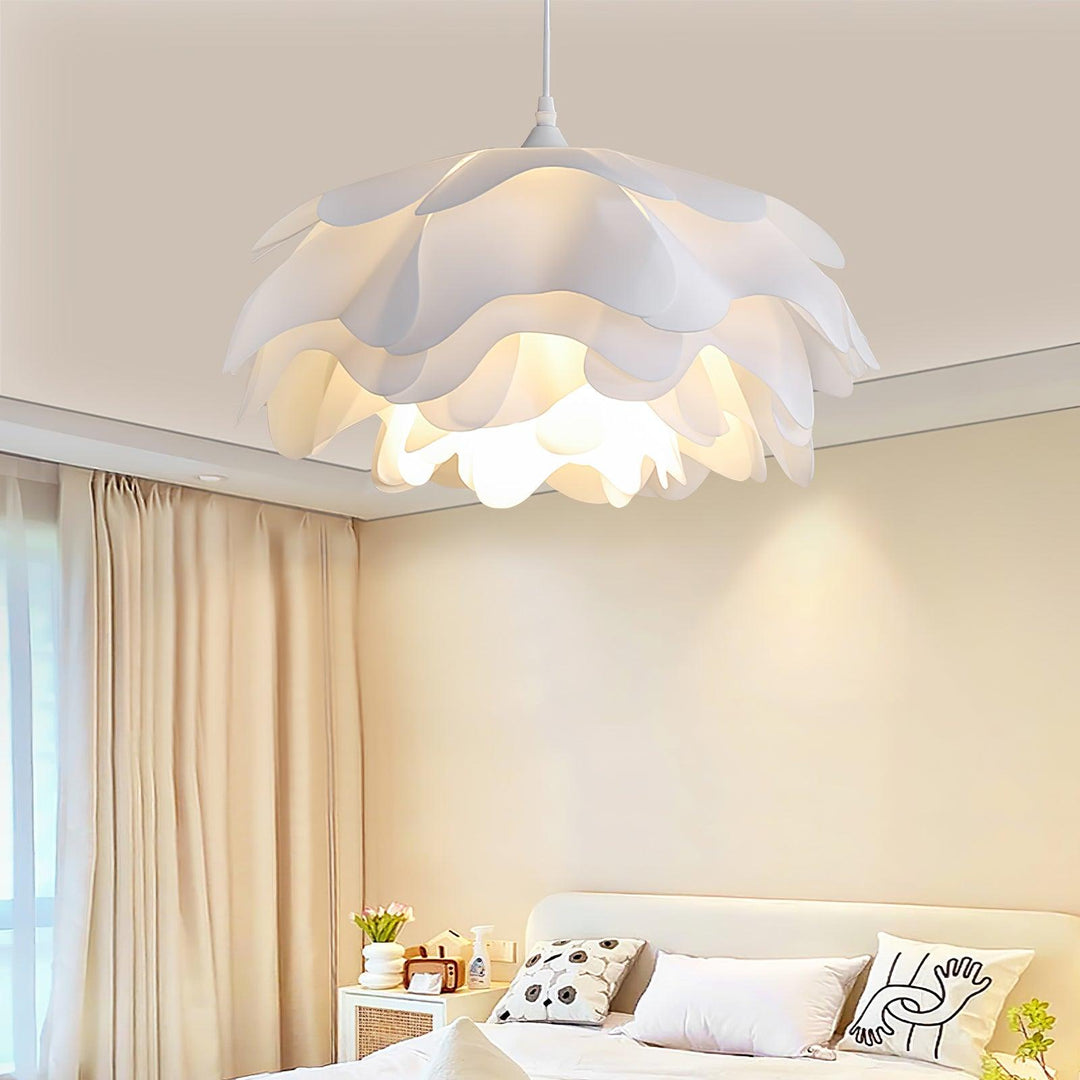 BlütenGlanz: Lampada a sospensione a forma di fiori – Elegante lampada da appendere per sala da pranzo e soggiorno