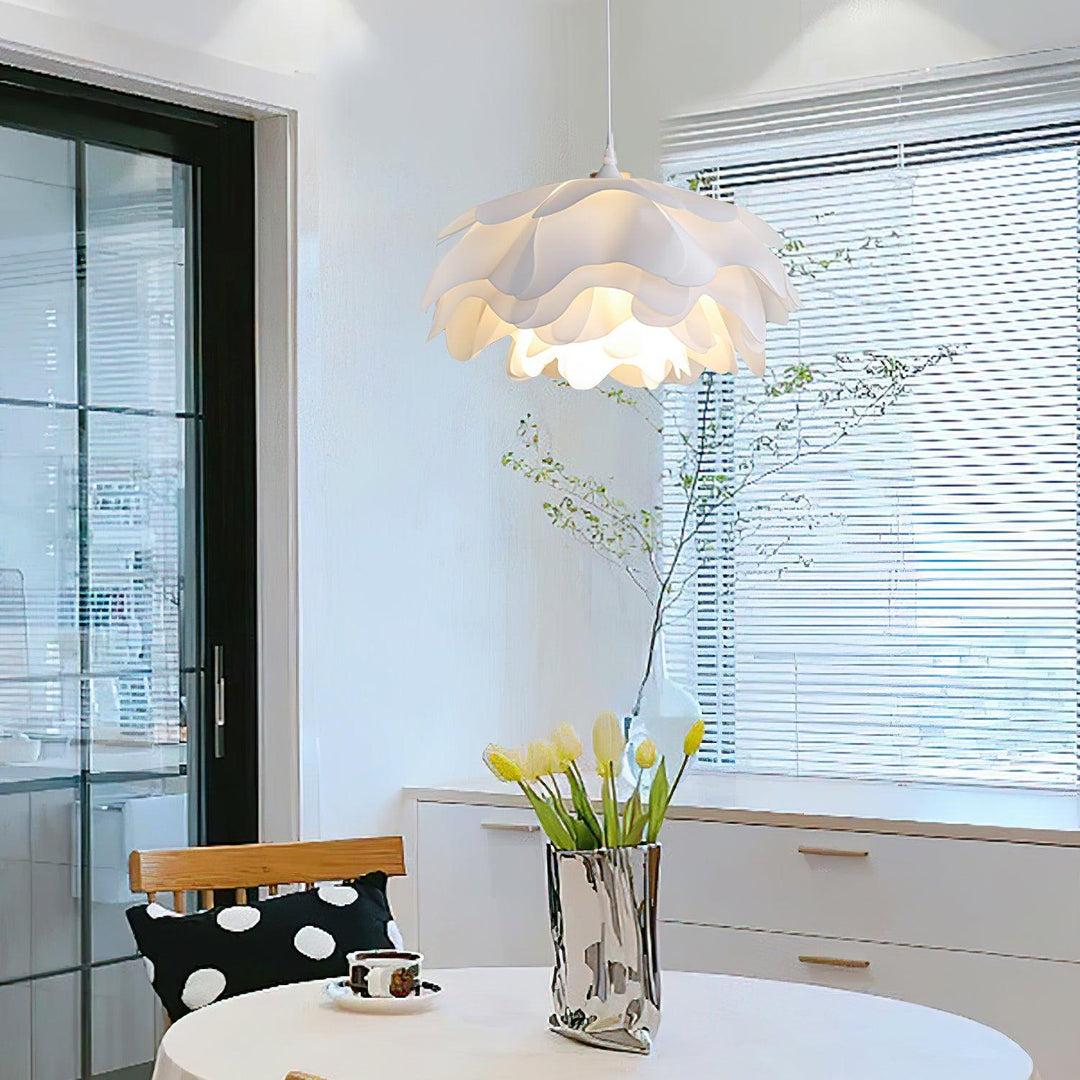 BlütenGlanz: Lampada a sospensione a forma di fiori – Elegante lampada da appendere per sala da pranzo e soggiorno