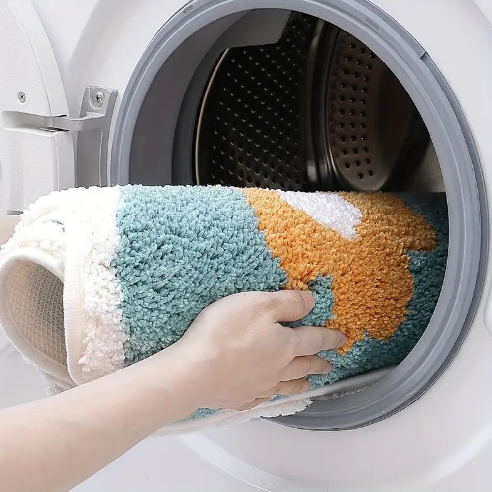 Tappetino da bagno antiscivolo floreale