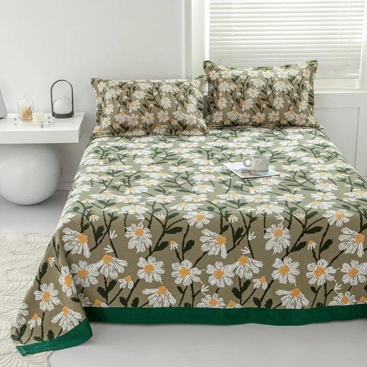 BohoVogel: Fodera per cuscino con motivo floreale e uccelli – decorativa e durevole per accenti d&