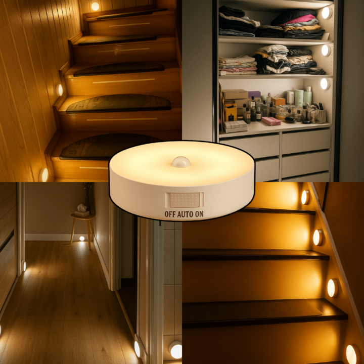 BrightWay™ – Lampada LED con sensore di movimento magnetico intelligente