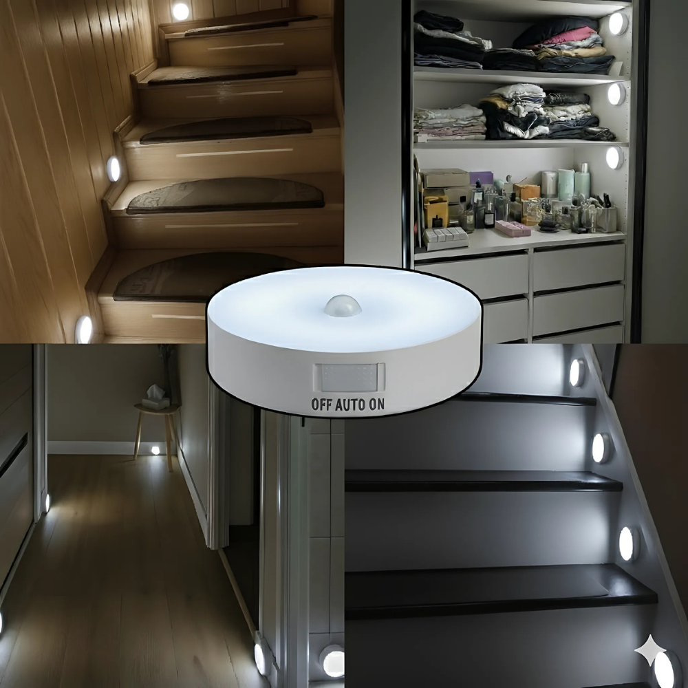 BrightWay™ – Lampada LED con sensore di movimento magnetico intelligente