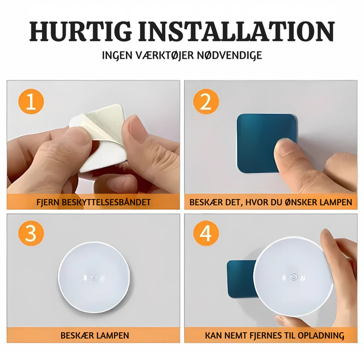 BrightWay™ – Lampada LED con sensore di movimento magnetico intelligente