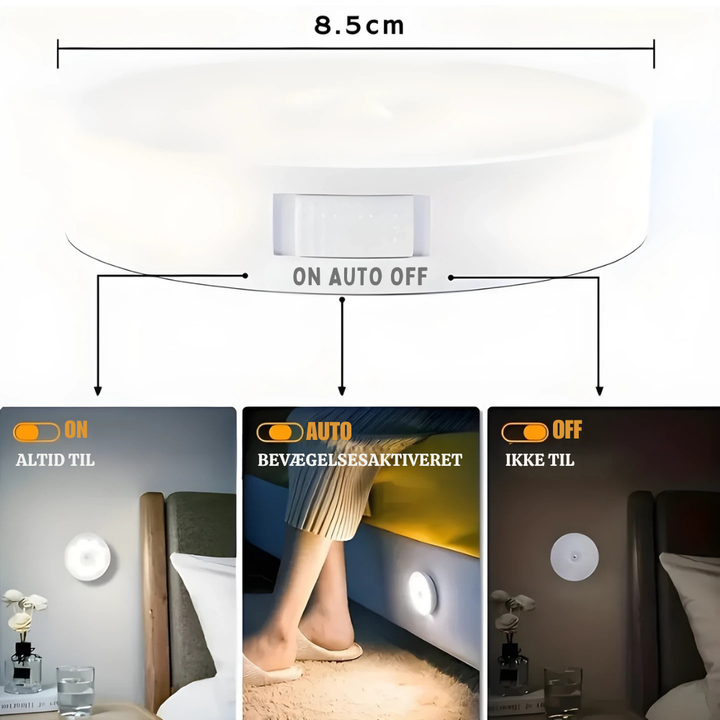 BrightWay™ – Lampada LED con sensore di movimento magnetico intelligente