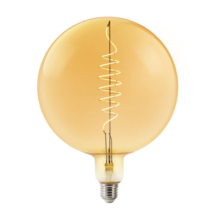 Lampadina Smart Deco G200 Globo E27 380lm, Ambra