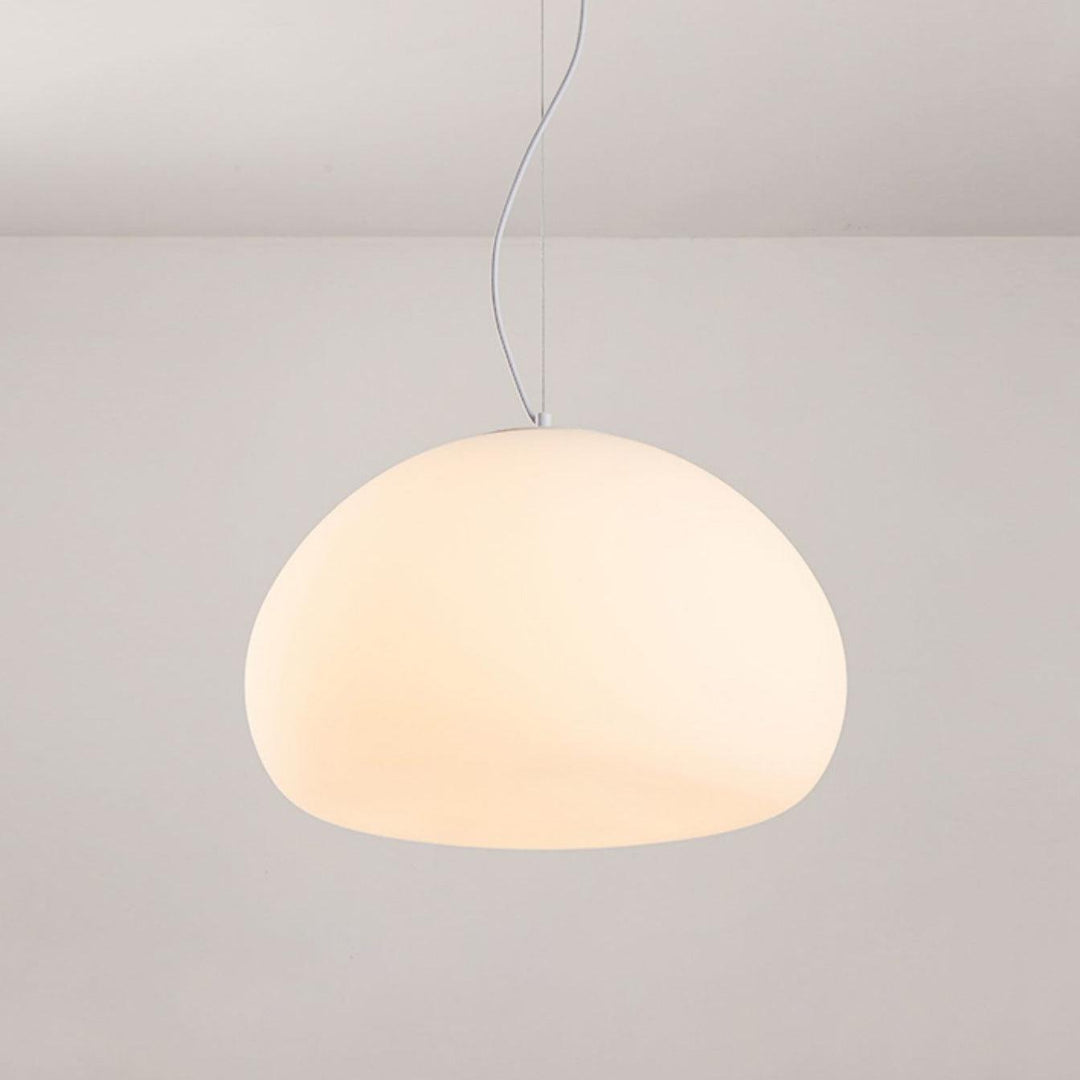 Bunelle: Lampada a sospensione in vetro e metallo a forma di panino – per ambienti accoglienti