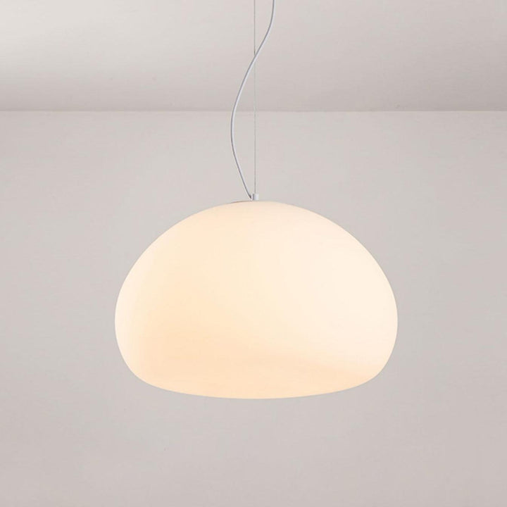 Bunelle: Lampada a sospensione in vetro e metallo a forma di panino – per ambienti accoglienti