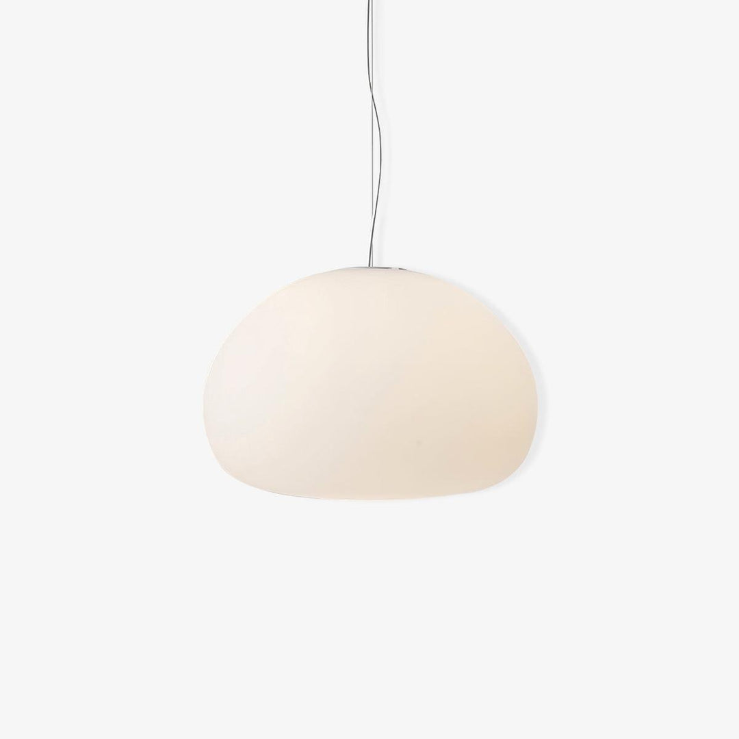 Bunelle: Lampada a sospensione in vetro e metallo a forma di panino – per ambienti accoglienti