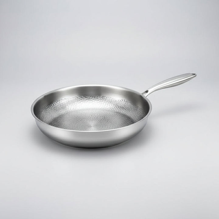 FORGEON – Padella antiaderente in titanio martellato per piani cottura a induzione e cucina quotidiana