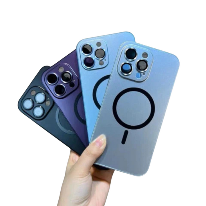 Custodia iPhone | Protezione MagSafe resistente agli urti | Cover sottile e leggera compatibile con iPhone 12–16 Pro Max