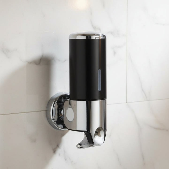 SOAPFORT – Dispenser di sapone da parete di alta qualità con design elegante in acciaio inossidabile