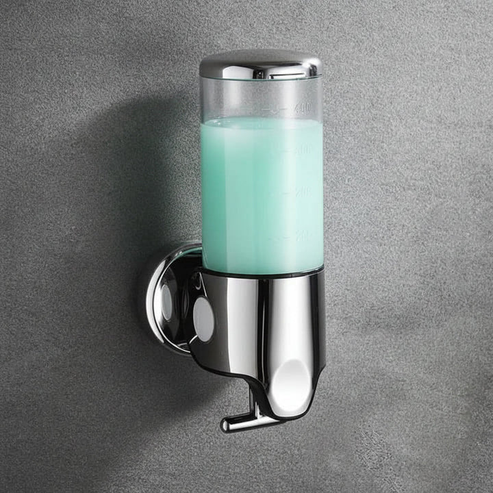 SOAPFORT – Dispenser di sapone da parete di alta qualità con design elegante in acciaio inossidabile