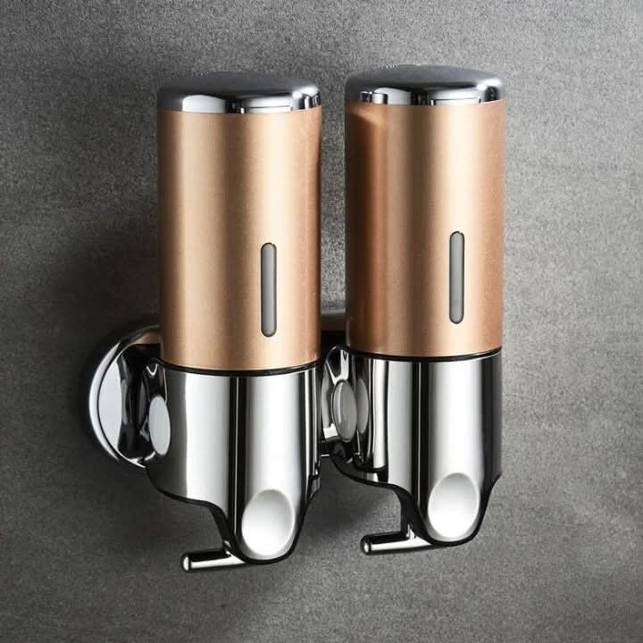 SOAPFORT – Dispenser di sapone da parete di alta qualità con design elegante in acciaio inossidabile