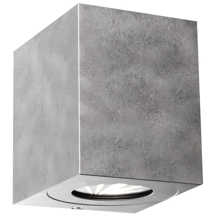 Canto Kubi 2 Lampada da Parete LED, Zincata