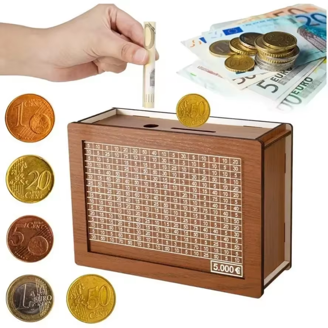 GeldKiste™ Salvadanaio in legno