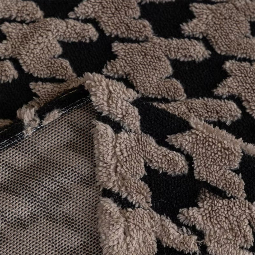 CavalliLoom: Copridivano elegante in microfibra con design a pied de poule e funzione protettiva – per divano e area living