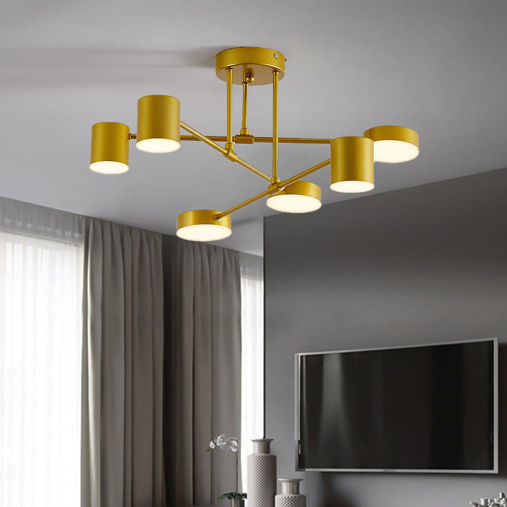 Cervia: Moderna lampada da soffitto LED a design circolare – per soggiorno e camera da letto