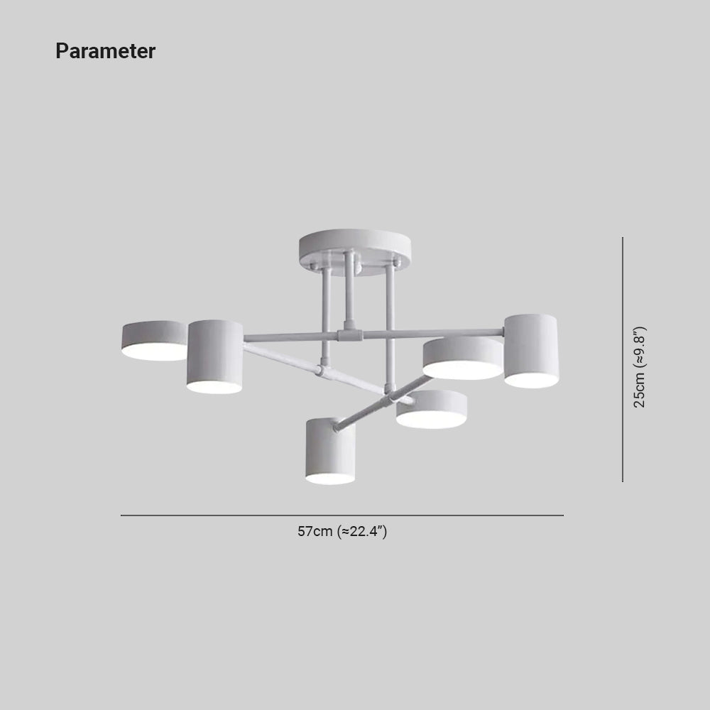 Cervia: Moderna lampada da soffitto LED a design circolare – per soggiorno e camera da letto