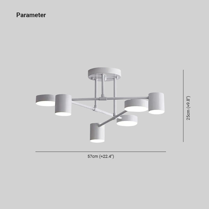 Cervia: Moderna lampada da soffitto LED a design circolare – per soggiorno e camera da letto