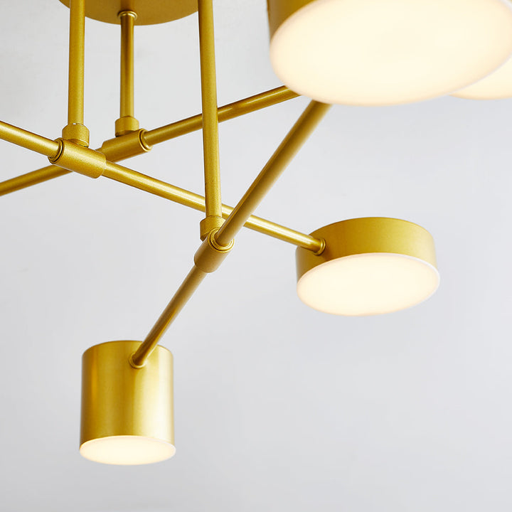 Cervia: Moderna lampada da soffitto LED a design circolare – per soggiorno e camera da letto