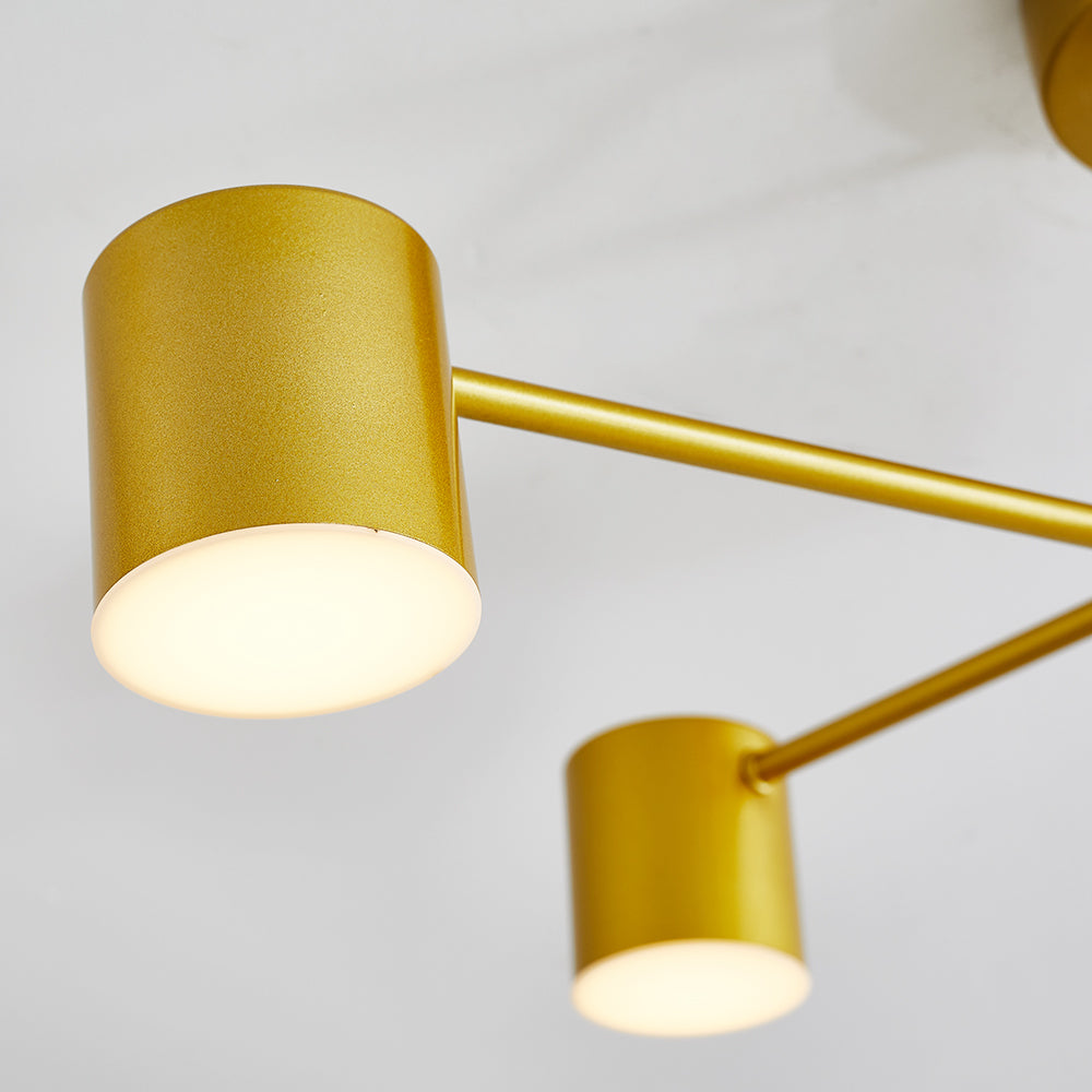 Cervia: Moderna lampada da soffitto LED a design circolare – per soggiorno e camera da letto