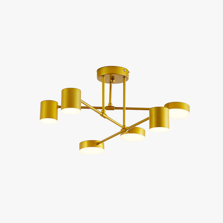 Cervia: Moderna lampada da soffitto LED a design circolare – per soggiorno e camera da letto