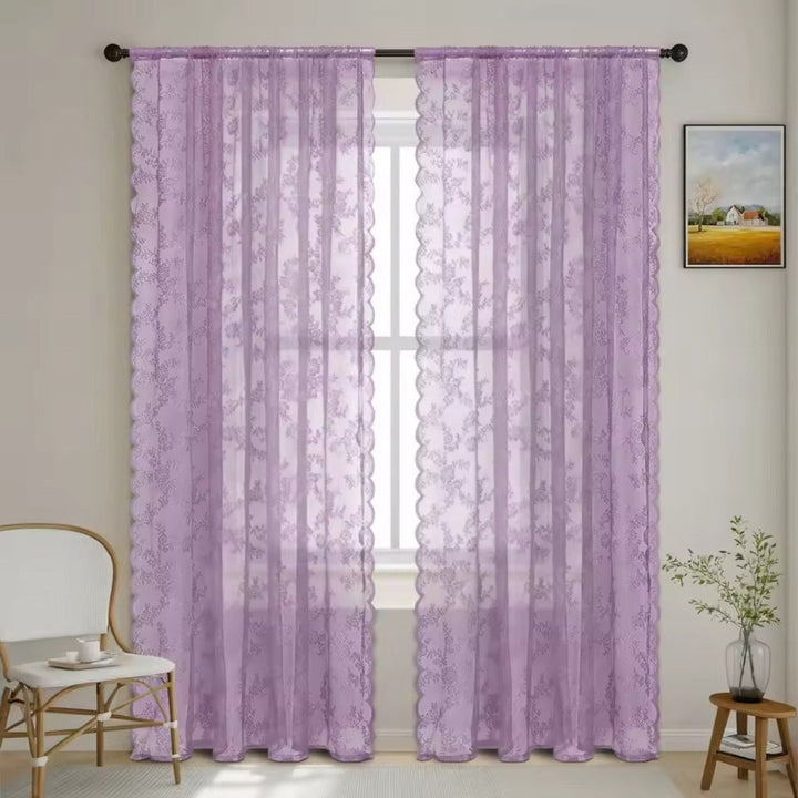 CharmSpitze: Tende in pizzo semitrasparenti – design romantico per un&