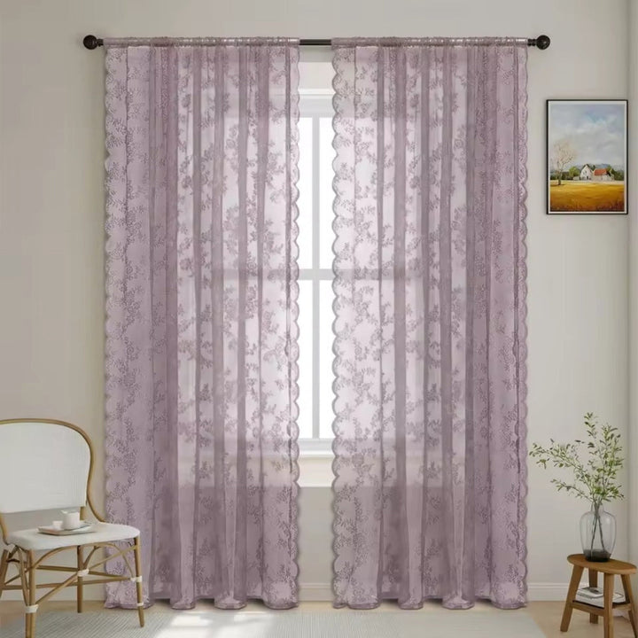 CharmSpitze: Tende in pizzo semitrasparenti – design romantico per un&