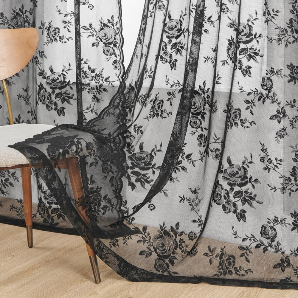 CharmSpitze: Tende in pizzo semitrasparenti – design romantico per un&