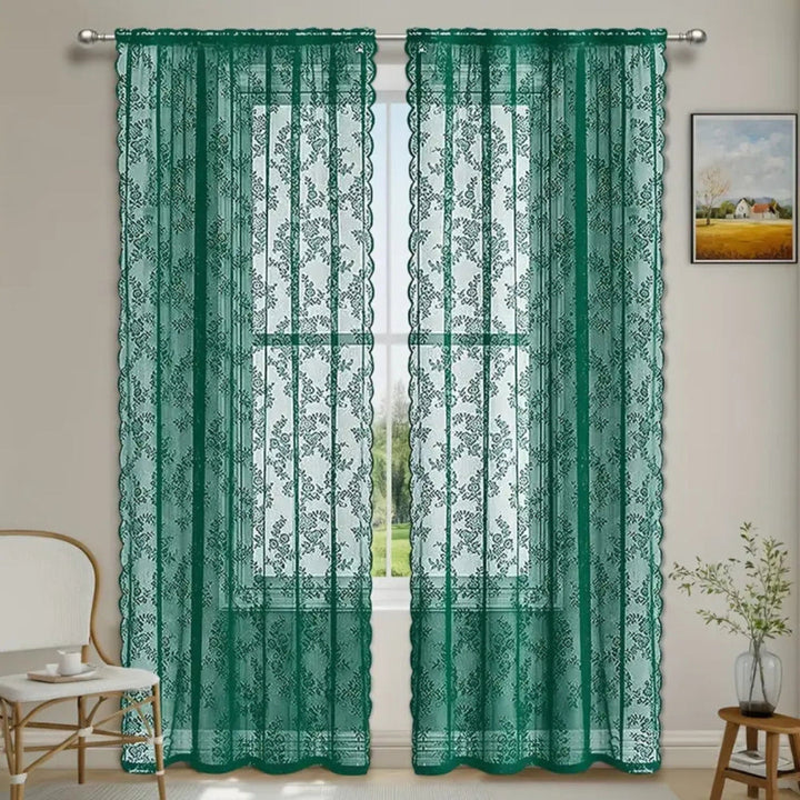 CharmSpitze: Tende in pizzo semitrasparenti – design romantico per un&