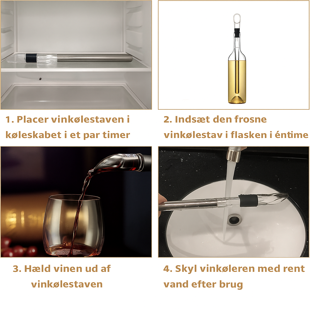 ChillPour™ – Raffreddatore di vino istantaneo senza gocce