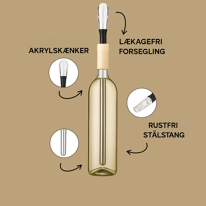 ChillPour™ – Raffreddatore di vino istantaneo senza gocce