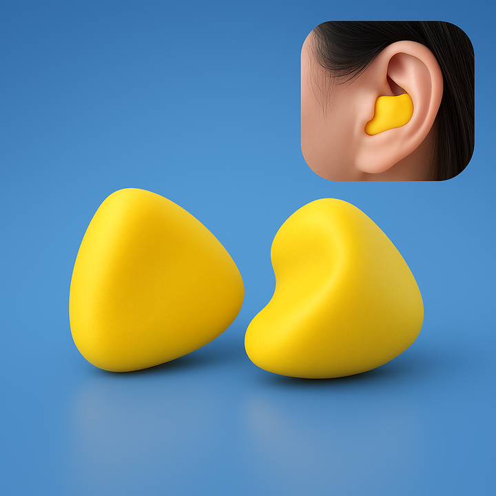 Tappi per le orecchie silenziosi e riduttori di rumore