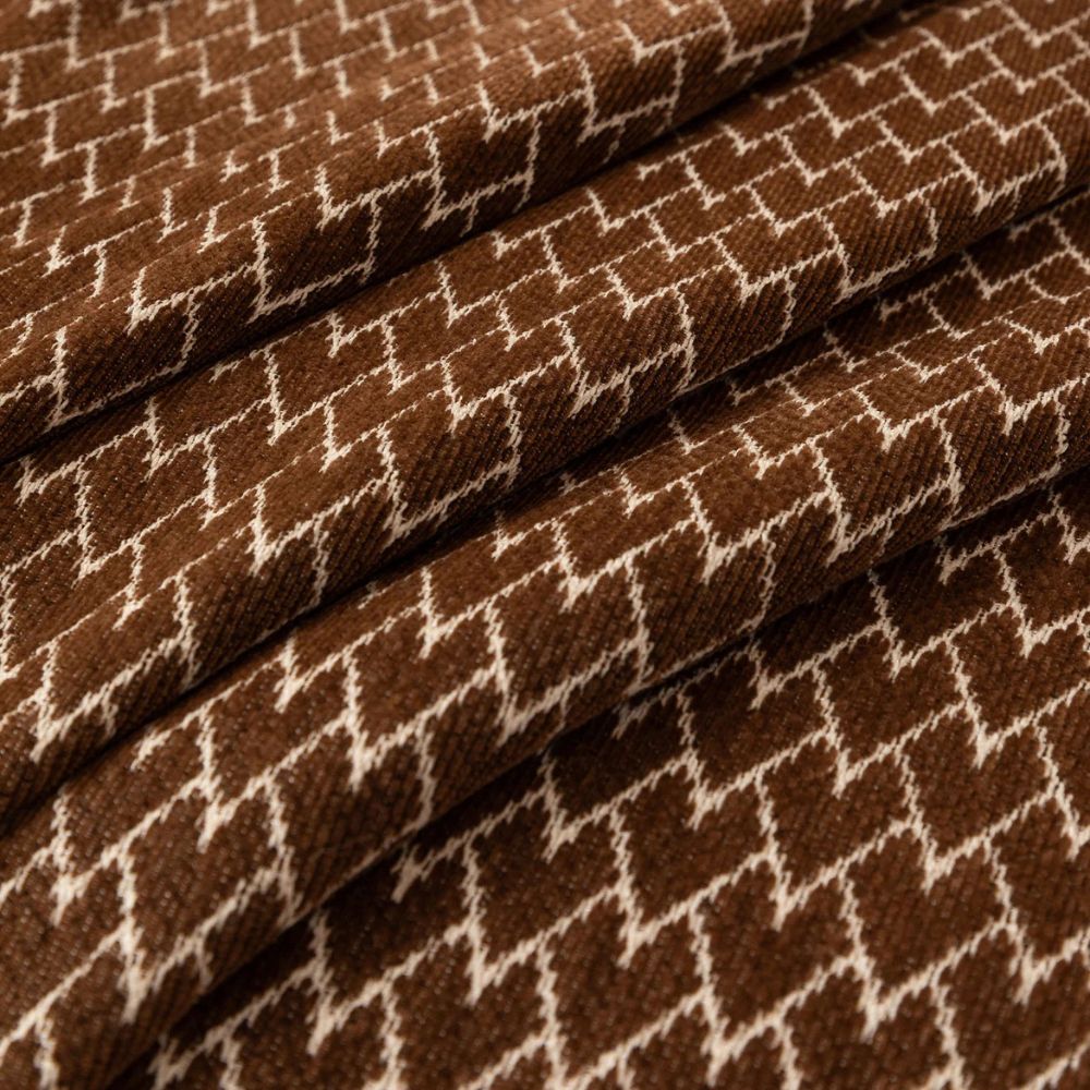 ChenilleHerz: Copridivano con motivo a zigzag e elegante decorazione con frange – per divano e poltrona