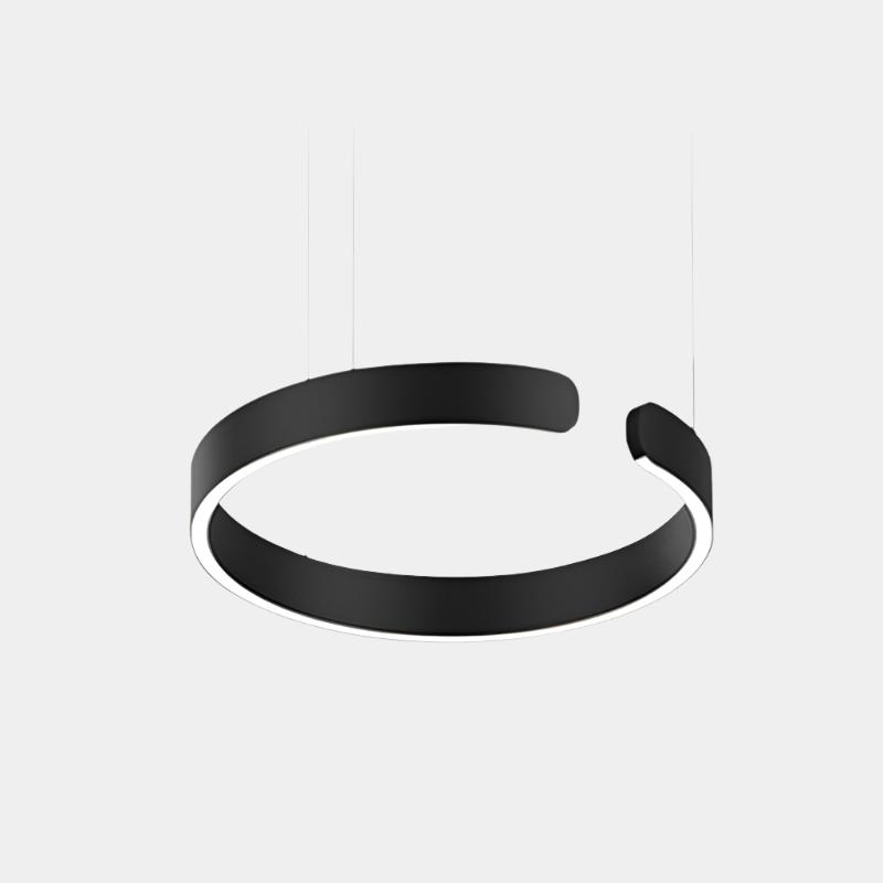 CircuLume: Lampada a sospensione LED rotonda in metallo con design moderno – per soggiorno e corridoio