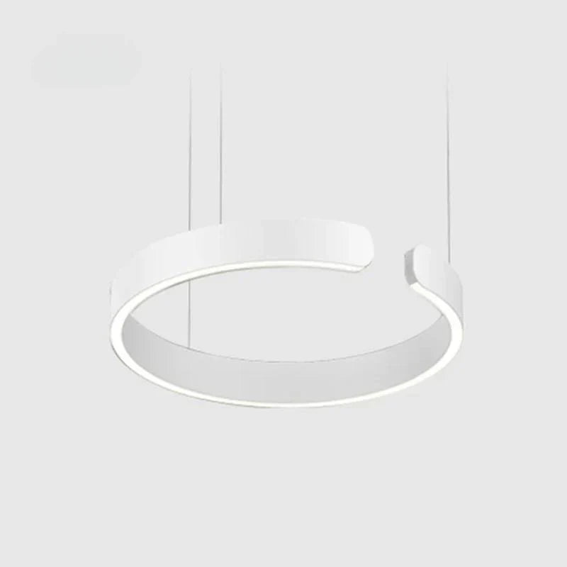 CircuLume: Lampada a sospensione LED rotonda in metallo con design moderno – per soggiorno e corridoio
