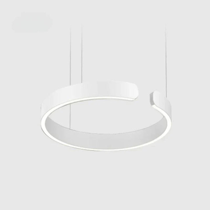 CircuLume: Lampada a sospensione LED rotonda in metallo con design moderno – per soggiorno e corridoio
