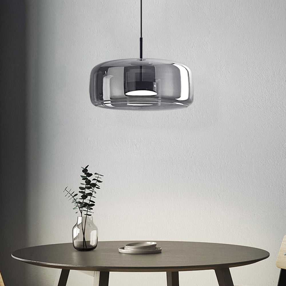 Clareva: Moderna lampada a sospensione LED in vetro – per soggiorno e camera da letto