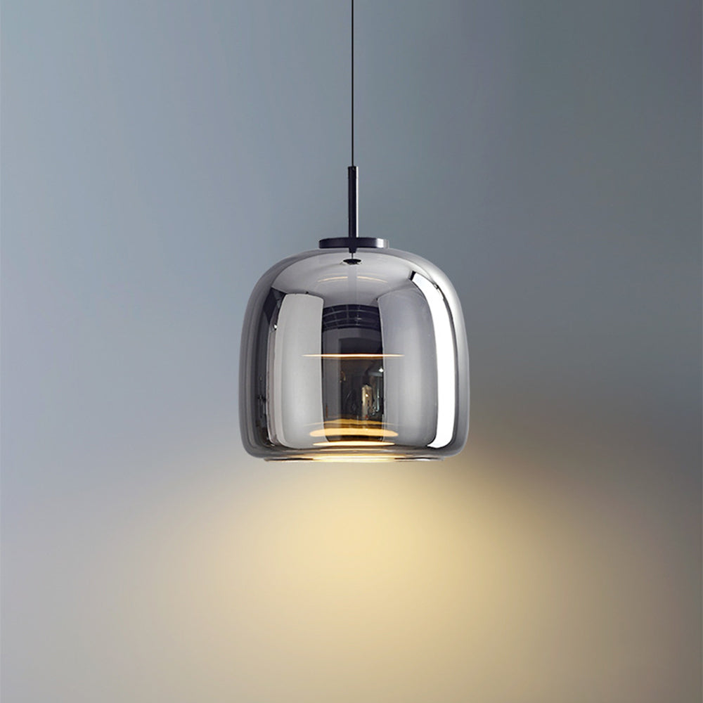 Clareva: Moderna lampada a sospensione LED in vetro – per soggiorno e camera da letto