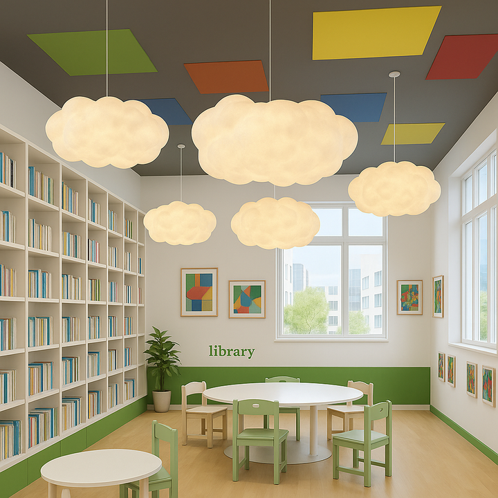Cloudara: Lampada a sospensione LED Design – elegante lampada a forma di nuvola per soggiorno e sala da pranzo